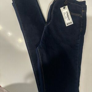 NWT Boohoo Tall High Waist Skinny Jean size 10